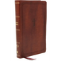 Nkjv, Reference Bible, Personal Size Large Print, Leathersoft, Brown, Red Letter Edition, Comfort Print: Holy Bible, New King James Version - Imitation Leather