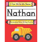 I Can Write My Name: Nathan: Personalized Name Writing Book - Paperback