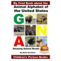 My First Book about the Animal Alphabet of the United States - Amazing Animal Books - Children's Picture Books - Paperback