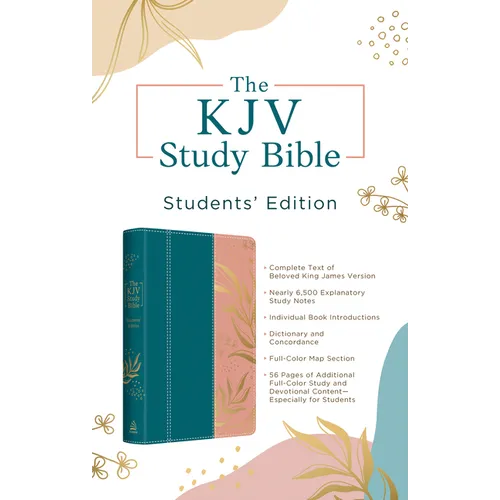 The KJV Study Bible, Students' Edition [Tropical Botanicals] - Imitation Leather