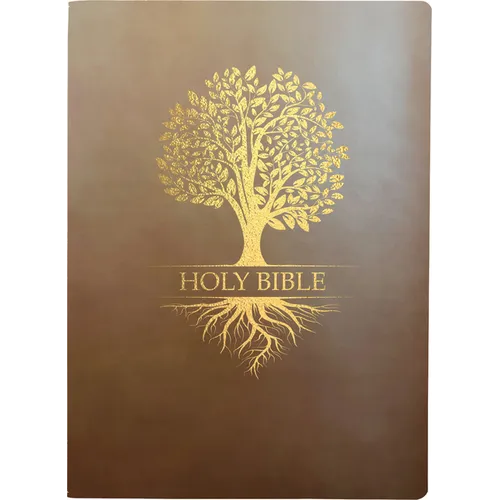 KJV Family Legacy Holy Bible, Large Print, Coffee Ultrasoft: (Red Letter, Brown, 1611 Version) - Bonded Leather