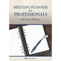 Meeting Planner for Professionals: 365 Day Planner - Paperback