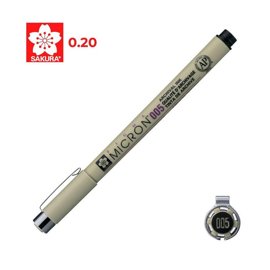 PIGMA MICRON 005 0.2MM Line-Width Pen Single