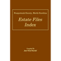 Pasquotank County, North Carolina Estate Files Index - Paperback