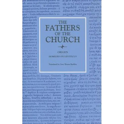 Homilies on Leviticus, 1-16 - Paperback