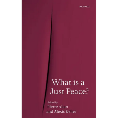 What Is a Just Peace? - Hardcover