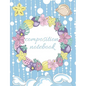 Composition Notebook: Tropical Beach Design, Collage Ruled Pages - Paperback