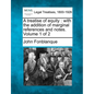 A Treatise of Equity: With the Addition of Marginal References and Notes. Volume 1 of 2 - Paperback