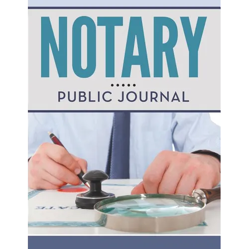 Notary Public Journal - Paperback