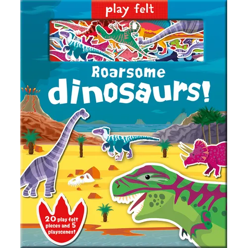 Play Felt Roarsome Dinosaurs! - Board Book