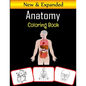 Anatomy Coloring Book: Color and learn with fun: Anatomy pictures, coloring and learning book with fun for kids (60 Pages with human body parts images - Paperback