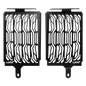 LOBOO Radiator Guard for BMW R1250GS / R1250GS Adventure– CNC Aluminum Protective Grill, Black Anodized Finish