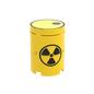 Radioactive Waste Storage Barrel - Custom Designed - Made Using LEGO® Parts