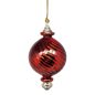 Shiny and Cute Egyptian Glass - Swirled Ball - Red