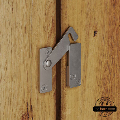 Barn Door Biparting Privacy Latch