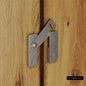 Barn Door Biparting Privacy Latch