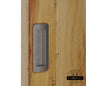 Barn Door Partial Radius Flush Pull