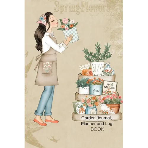 Garden Journal, Planner and Log Book: Comprehensive Garden Notebook with Garden Record Diary, Garden Plan Worksheet, Monthly or Seasonal Planting Plan - Paperback