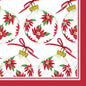 Poinsettia Ornaments - Cocktail Napkin