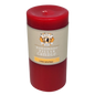 Mole Hollow Unscented Pillar Candle (Sweetheart Red) -