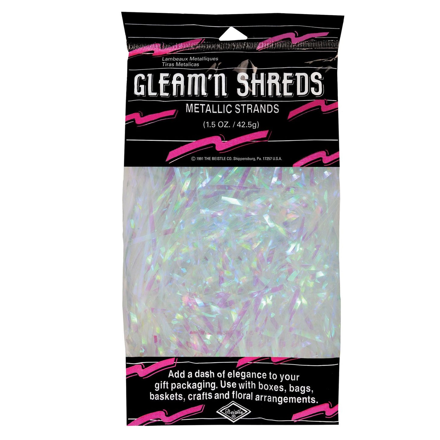 Gleam'n  Shreds Metallic Strands  - Opalescent