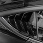 TESERY Rear Side Window Louvers Cover for Model Y | 3 Finishes | 2-Pack