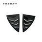 TESERY Rear Side Window Louvers Cover for Model Y | 3 Finishes | 2-Pack