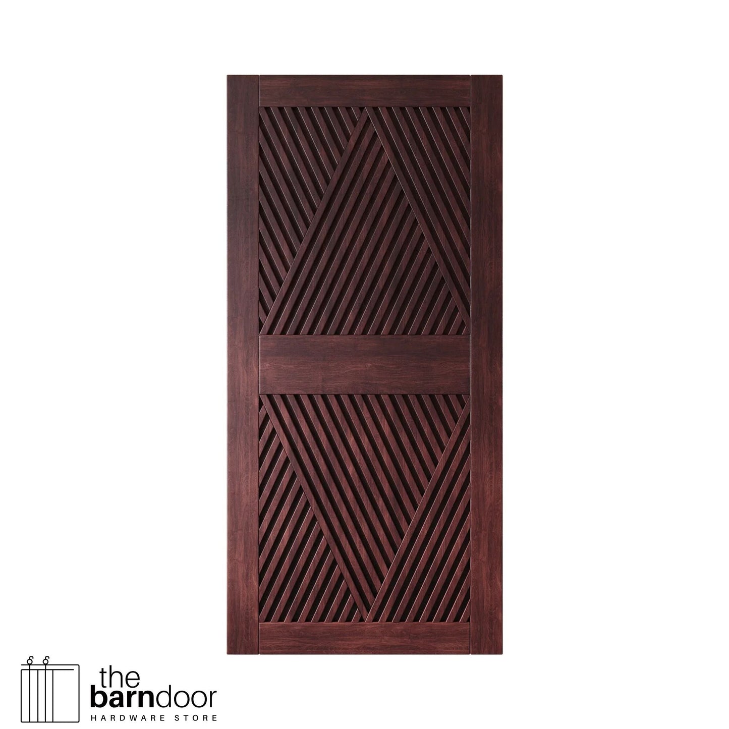 Diamond Pattern Pine Wood DIY Barn Door