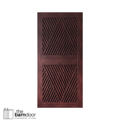 Diamond Pattern Pine Wood DIY Barn Door