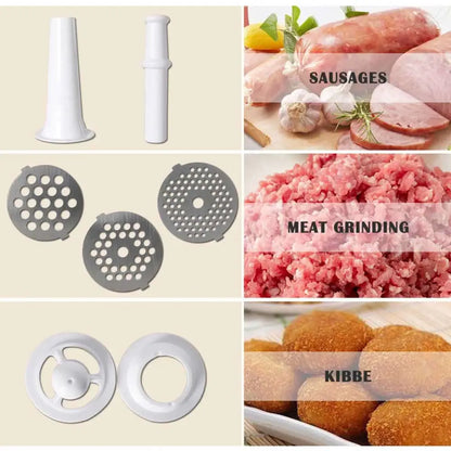 Red Multifunctional Meat Grinder Stainless Steel