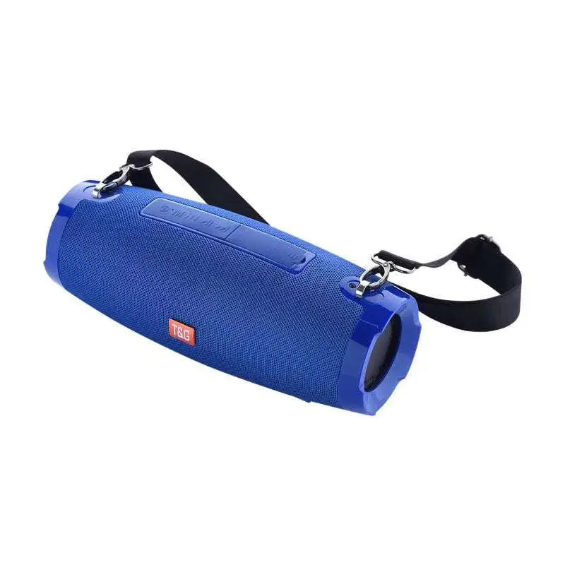 Red Textured Fabric Strap Wireless Bluetooth Speaker