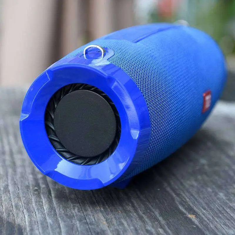 Red Textured Fabric Strap Wireless Bluetooth Speaker