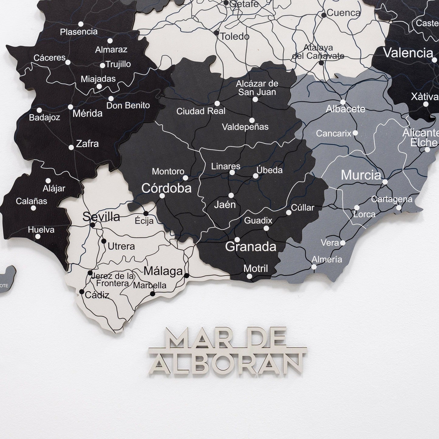 Wooden Map of Spain – Nordik