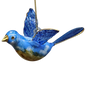 Blown Glass Bluebird - Azure Sky