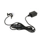 Black USB Cord & Power Adapter with White LED Bulb