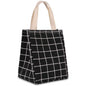 Reusable Lunch Bag Insulated Lunch Box Canvas Fabric with Aluminum Foil