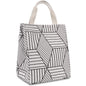 Reusable Lunch Bag Insulated Lunch Box Canvas Fabric with Aluminum Foil