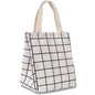Reusable Lunch Bag Insulated Lunch Box Canvas Fabric with Aluminum Foil