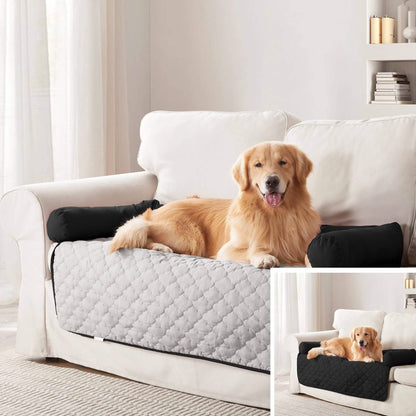 Reversible Pet Bed & Furniture Protector with Cushion Anchors - Assorted Styles