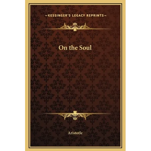 On the Soul - Hardcover