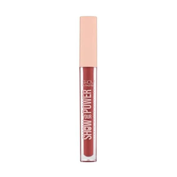 Show By Pastel Show Your Power 604:  Long-Lasting, No-Transfer Vegan Liquid Matte Lipstick for All-Day Comfort