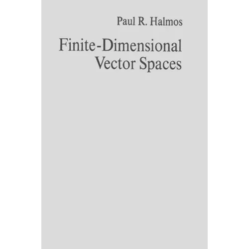 Finite-Dimensional Vector Spaces - Paperback