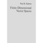 Finite-Dimensional Vector Spaces - Paperback