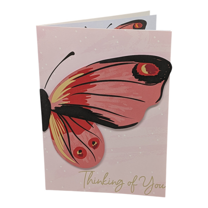 Watercolor Butterfly - Thinking of You Card