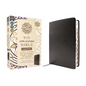 NIV Application Bible, Large Print, European Bonded Leather, Black, Red Letter, Indexed, Comfort Print: Bringing the Ancient Message of the Bible Into - Bonded Leather