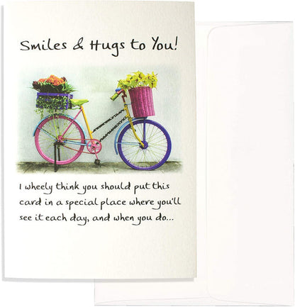 Smiles And Hugs To You Greeting Card