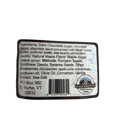 Burke Bikers Bark - Dark Chocolate Maple Bark