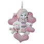Baby's 1st Christmas - Snowman Ornament - Pink