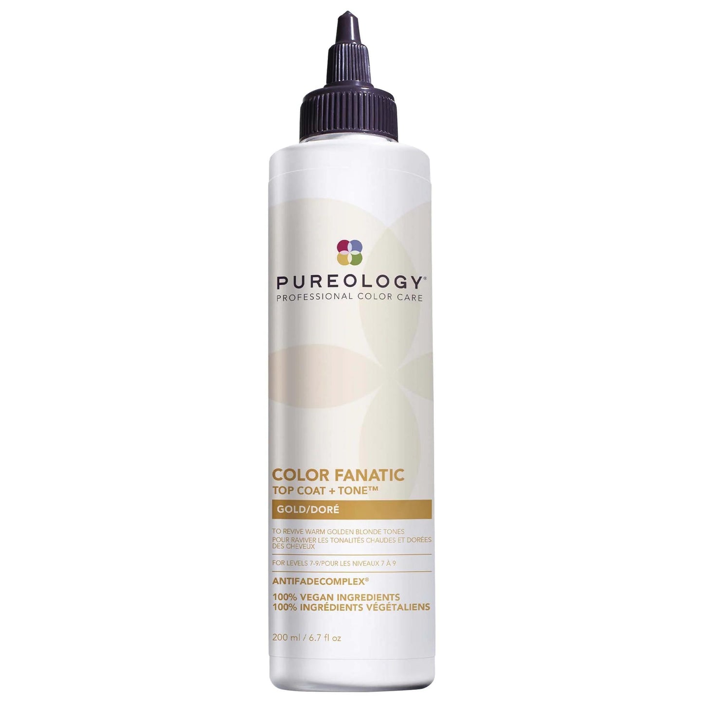 Pureology Color Fanatic Top Coat + Tone Hair Gloss: Anti-Brass, Shine Enhancing, Vegan & Sulfate-Free