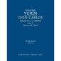 Don Carlos, Ballet de la Reine: Study score - Paperback